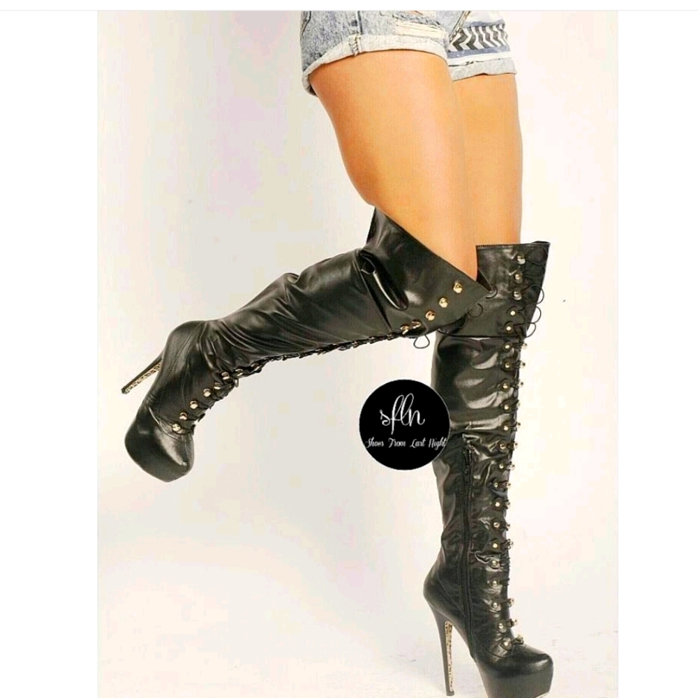 Nikki Thigh High Boots